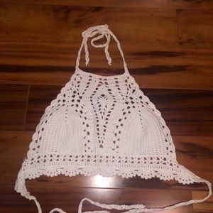 Crochet halter top